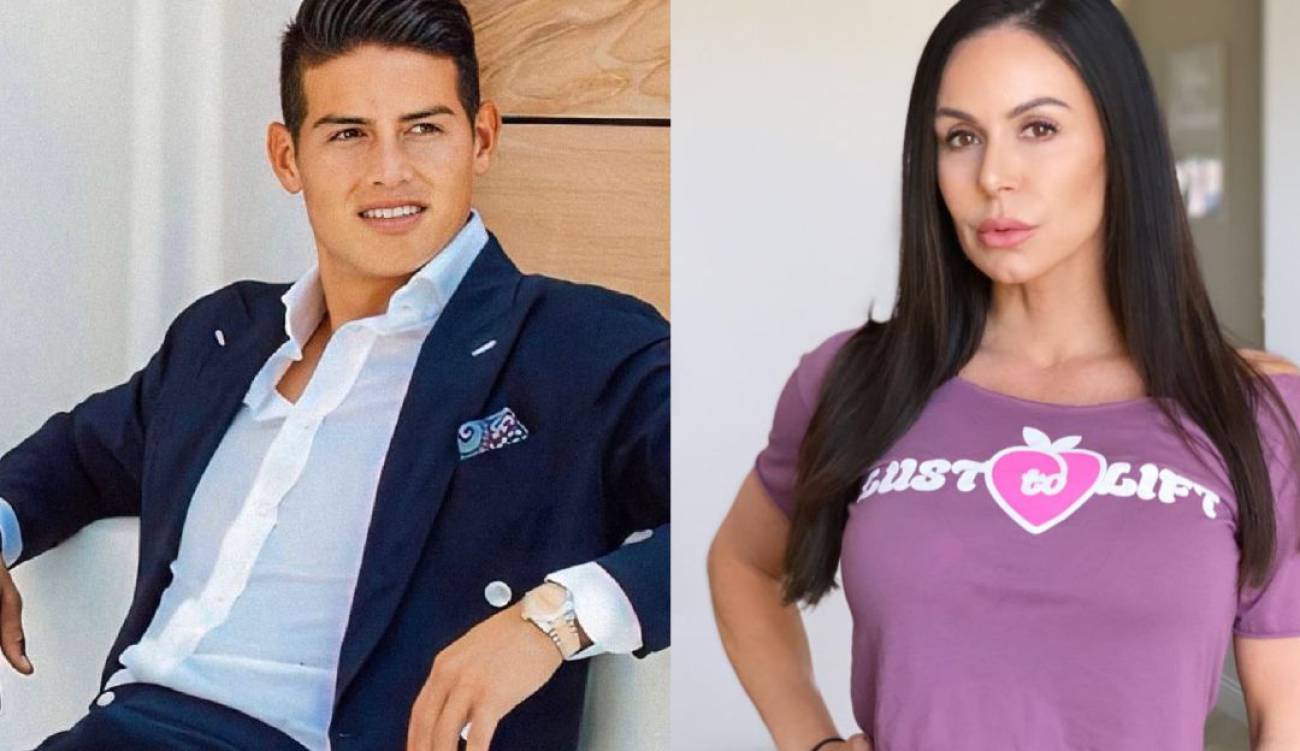 Kendra Lust y James Rodríguez