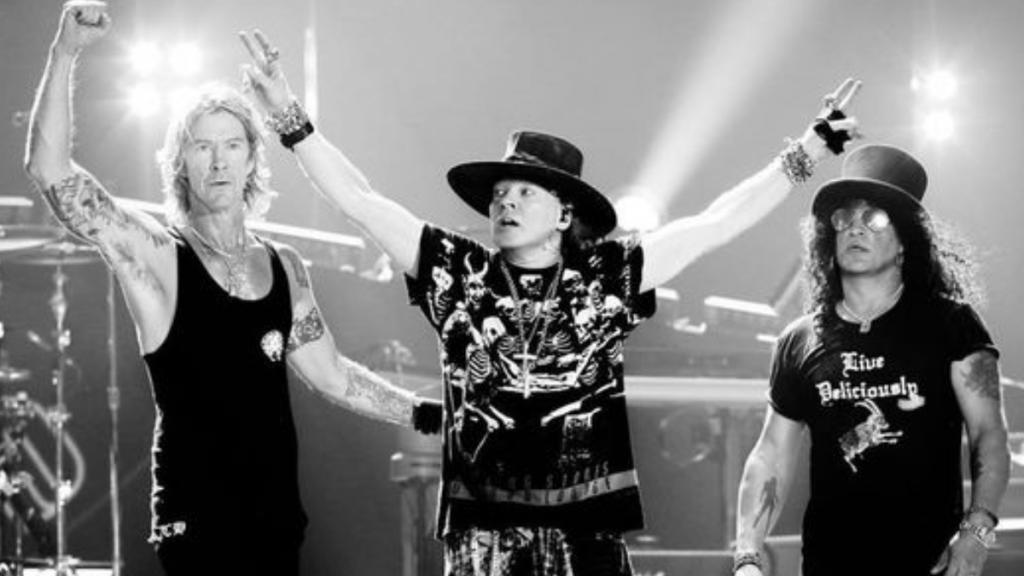 Guns N' Roses ya está en Bogotá