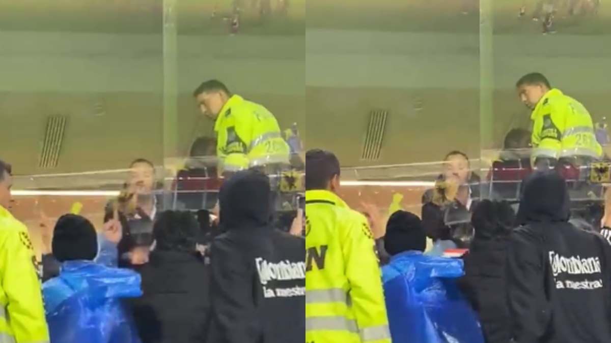 Con picos, el presidente del Medellín provocó a hinchas de Millonarios