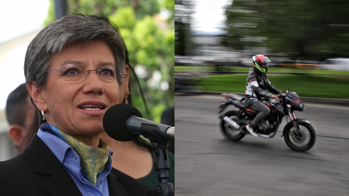 Claudia López pide a motociclistas no pasar los 50 km para evitar accidentes