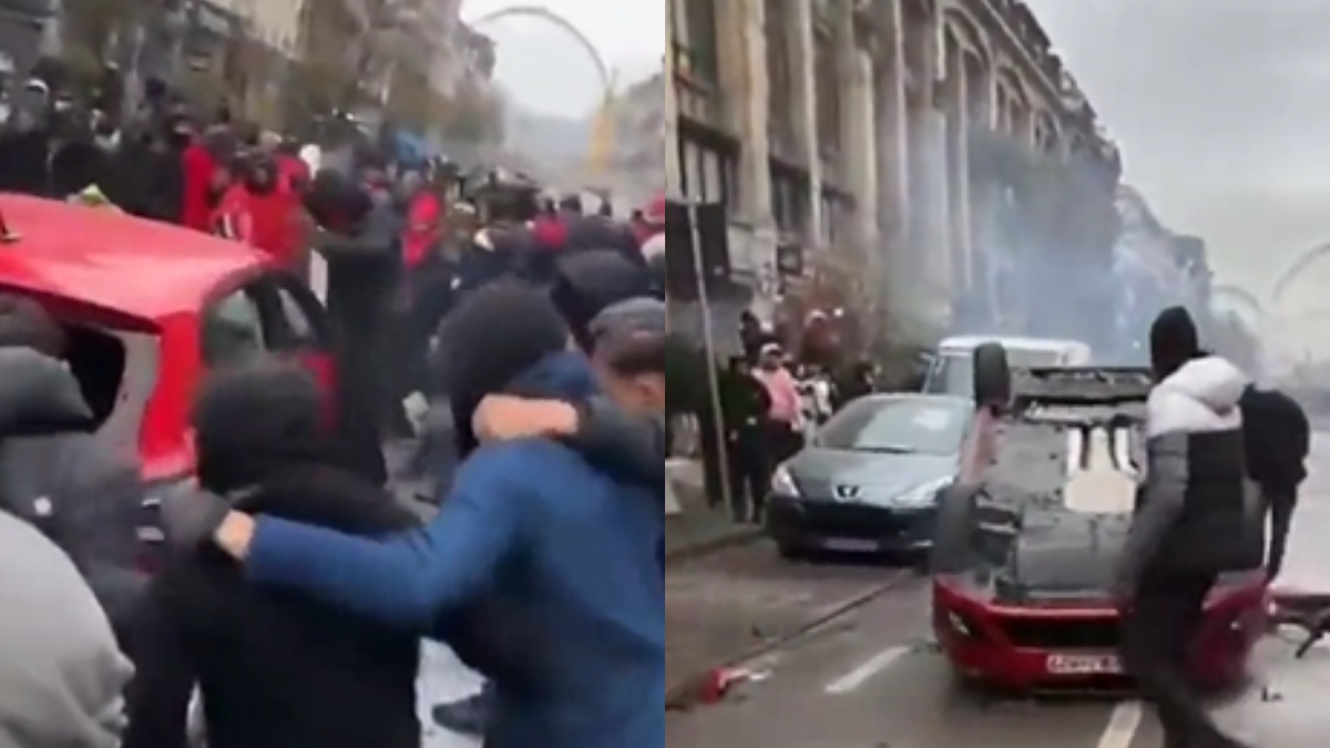 Total caos en Bélgica luego de la derrota ante Marruecos