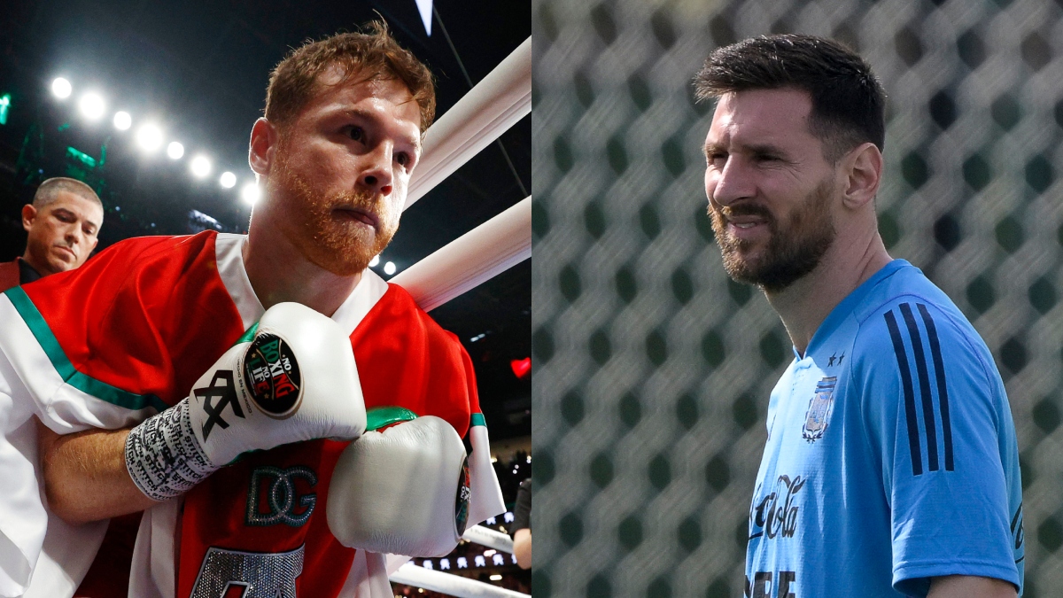 La amenaza de Canelo Álvarez a Lionel Messi; el Kun Agüero respondió