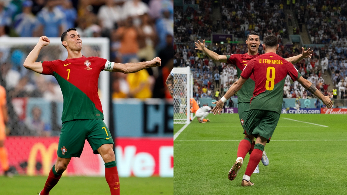 Revelan video en que Cristiano Ronaldo le reclama a árbitros por su supuesto gol en Qatar