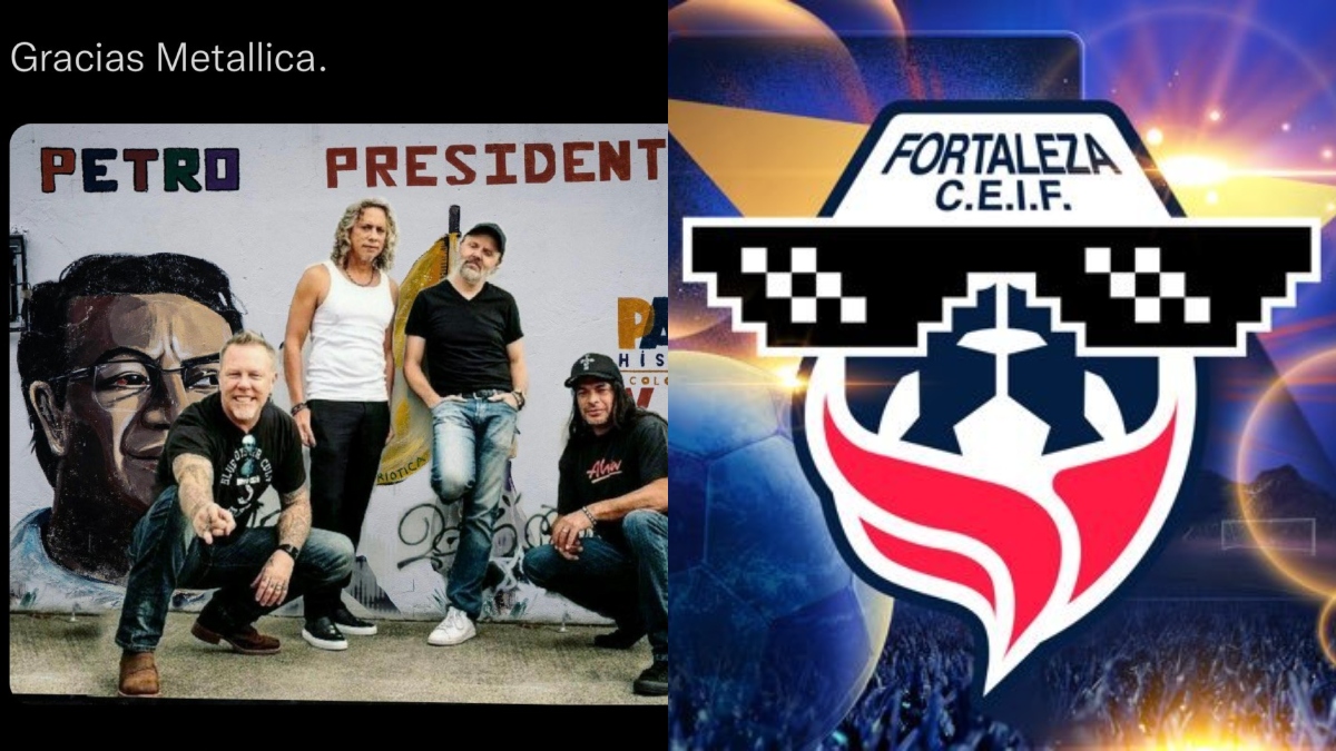 A lo Petro, Fortaleza también le agradeció a Metallica por el apoyo