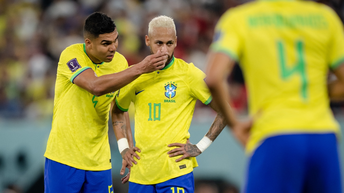 ¿Qué fue lo Casemiro le colocó en la nariz a Neymar en Brasil - Corea del Sur?