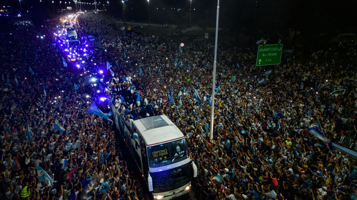 Locura en Argentina: los mejores videos de la celebración de los campeones