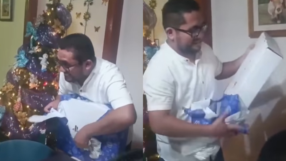 Hombre le regaló a su jefe una batería portátil envuelta en una caja de PlayStation 4