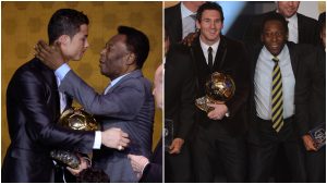 Lionel Messi, Cristiano Ronaldo y Pelé
