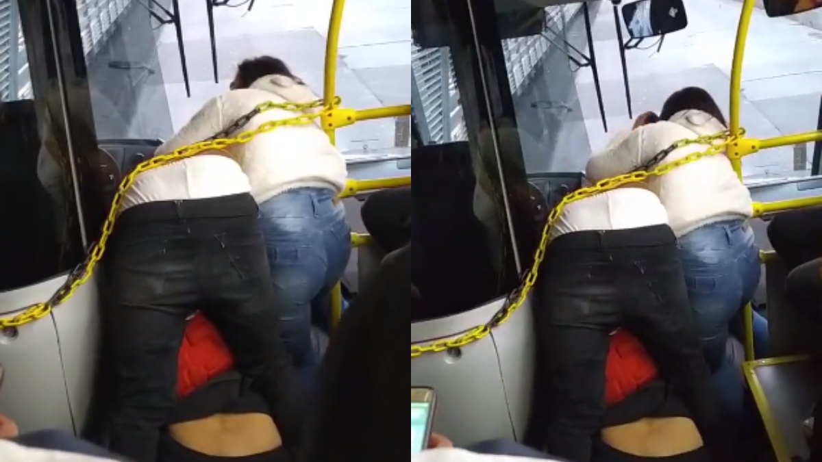 Como en el colegio, video de ‘montonera’ en TransMilenio se vuelve viral en redes