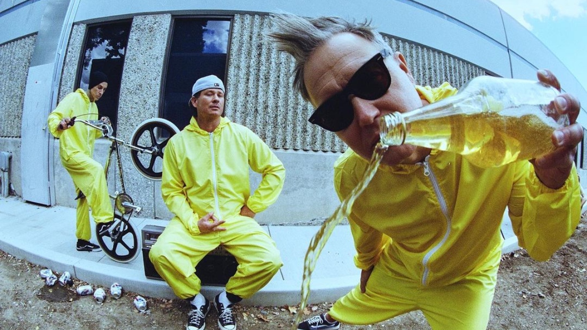 Paren todo: Blink-182 inició ensayos para su gira