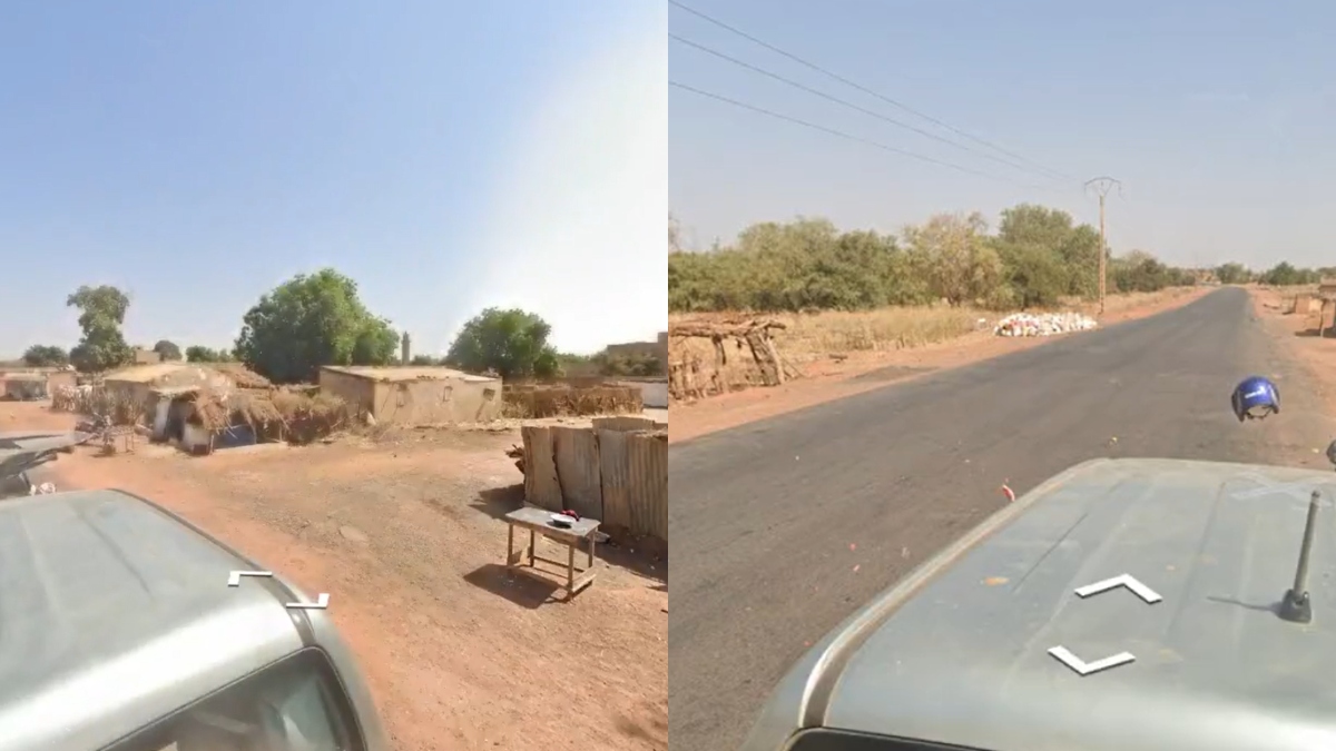 Google Maps mostró la secuencia de cómo un carro atropelló a un motociclista