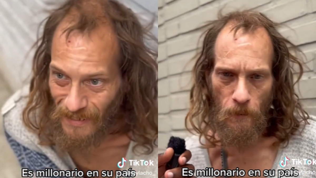 El canadiense que era millonario y ahora es habitante de calle en Medellín