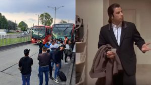 Robaron a joven en TransMilenio, bajaron a todos, revisaron maletas y no encontraron nada