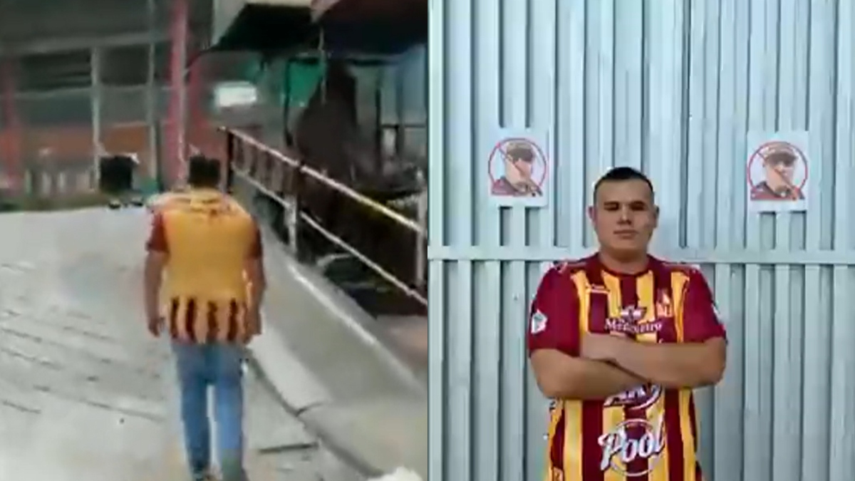 Reapareció el hincha del Tolima que agredió a Cataño y volvió al estadio