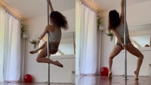 Actriz mexicana deja boquiabiertos a los seguidores con su habilidad para pole dance