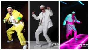 Papa Francisco bailando Hip-hop