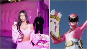 Kim Kardashian se viste de Power Ranger