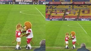 Mascotas de Santa Fe sacaron los pasos prohibidos y protagonizaron curiosa escena