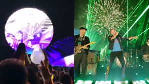 Le pegaron en la cabeza con una botella para que dejara ver en concierto de Coldplay