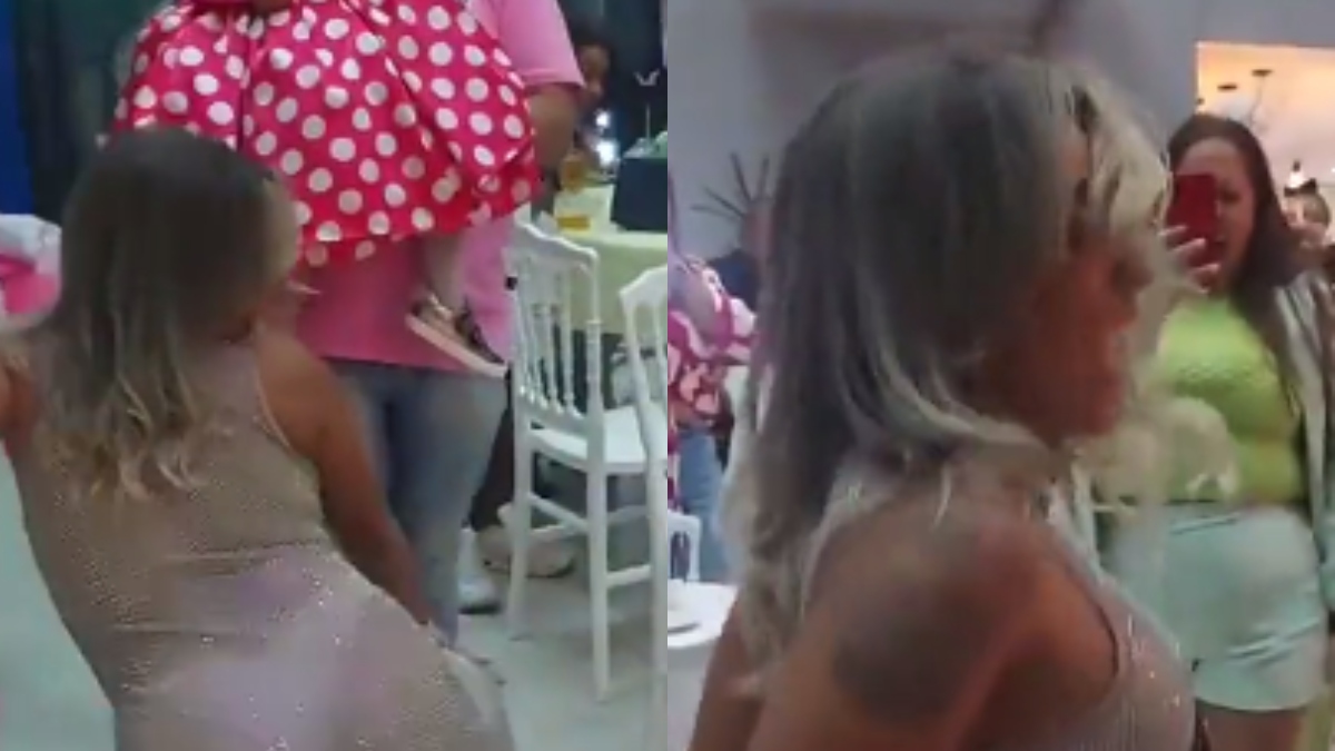 Mujer se robó el show en fiesta infantil con atrevido baile: ¿era la mamá o una stripper?