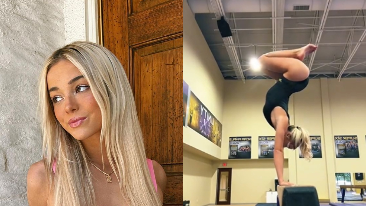 El sorprendente video de gimnasta estadounidense que encanta con su flexibilidad