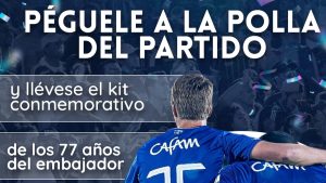 ¡Hincha embajador! Gánese un kit conmemorativo de los 77 años del embajador