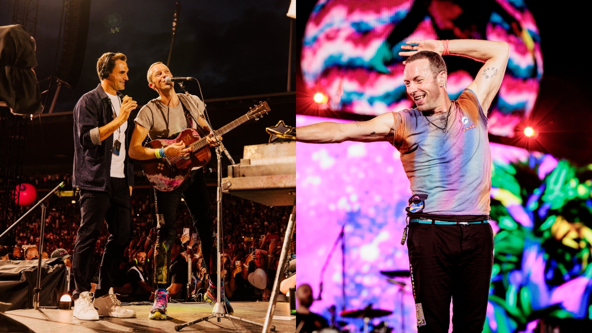 Su majestad, Roger Federer, hizo especial aparición en concierto de Coldplay