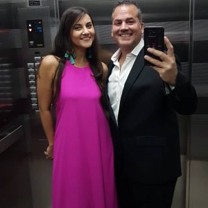 Marcela Bejarano y su esposo (Instagram @orozcorod)