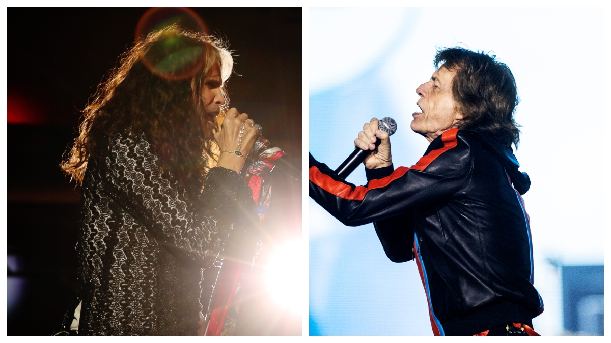 Steven Tyler y Mick Jagger - Getty Images
