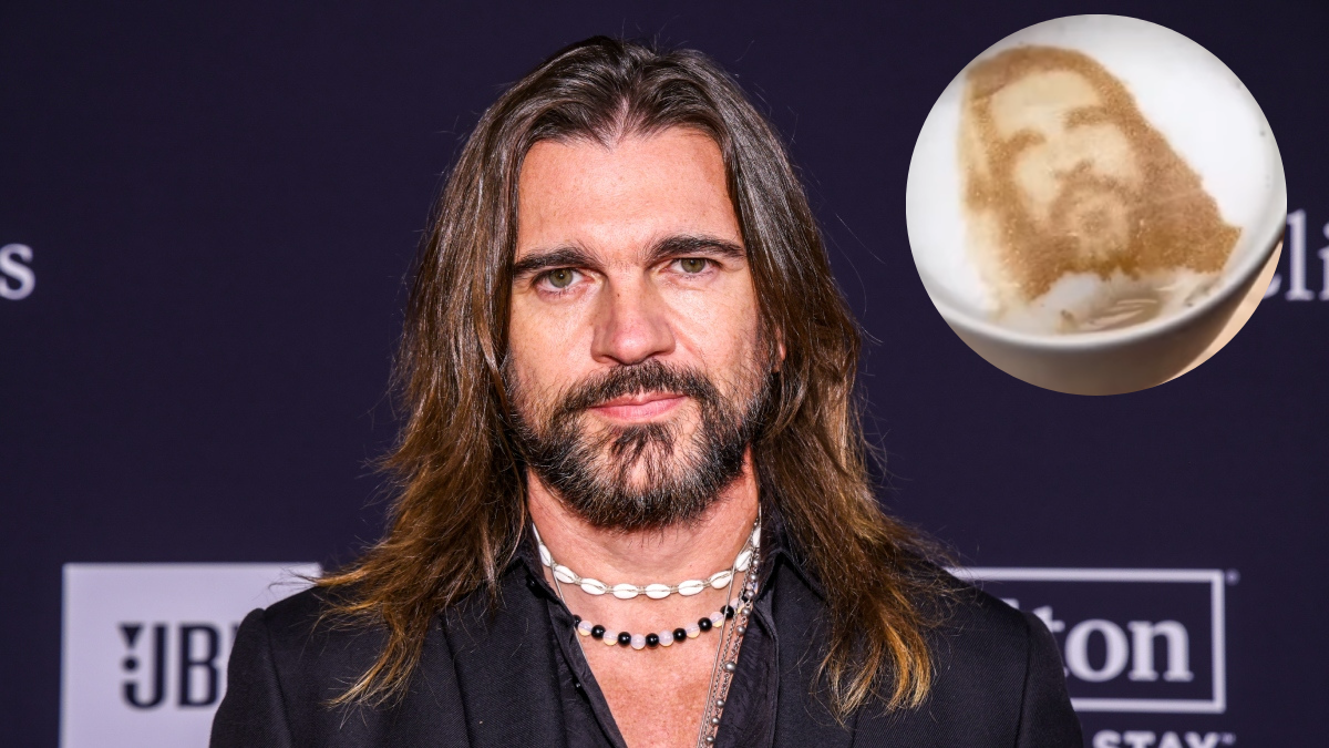 A Juanes le hicieron café con su rostro y muchos lo confundieron con Jesús