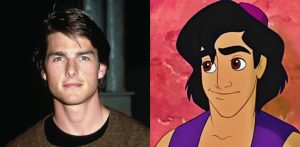 Comparación entre Tom Cruise y Aladdin. 