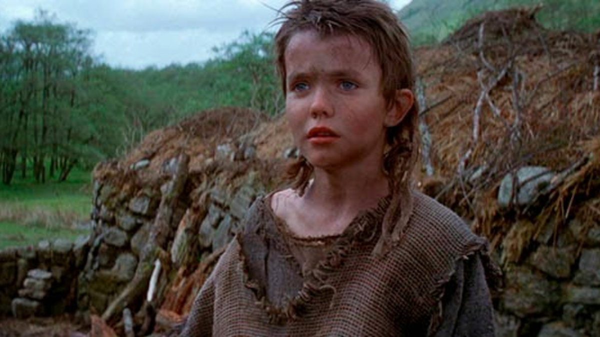 James Robinson interpretando a William Wallace en 'Corazón Valiente'