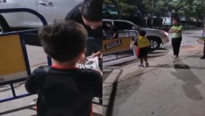 El gran gesto de James con un niño y la promesa que hizo previo al partido ante Venezuela