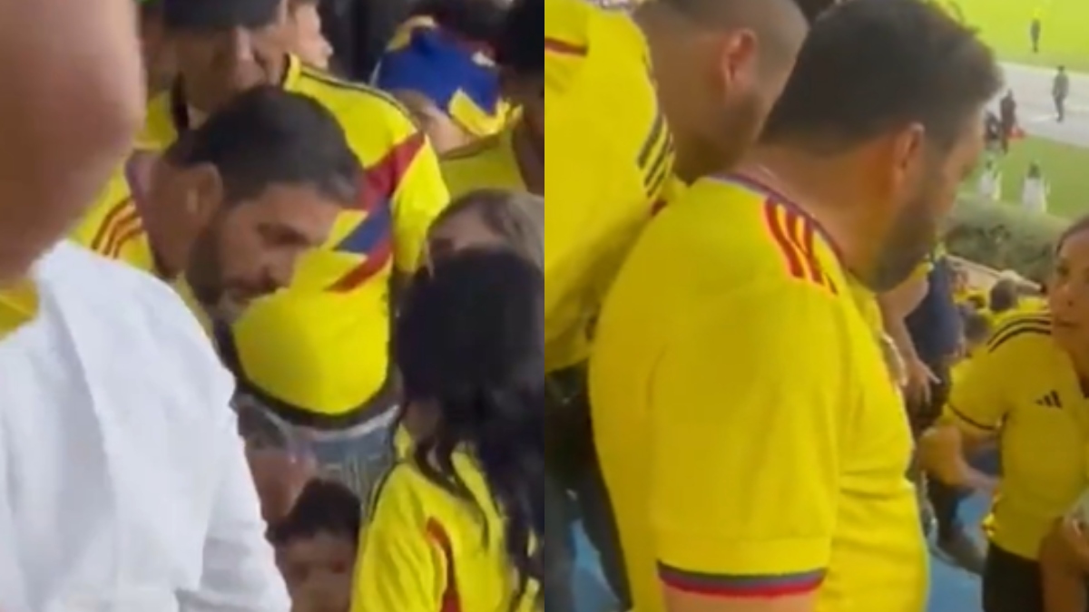 Agmeth Escaf fue sacado de partido de Colombia por reclamar sillas a familia de Luis Díaz