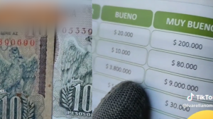 100923 - billete de 10 pesos - redes