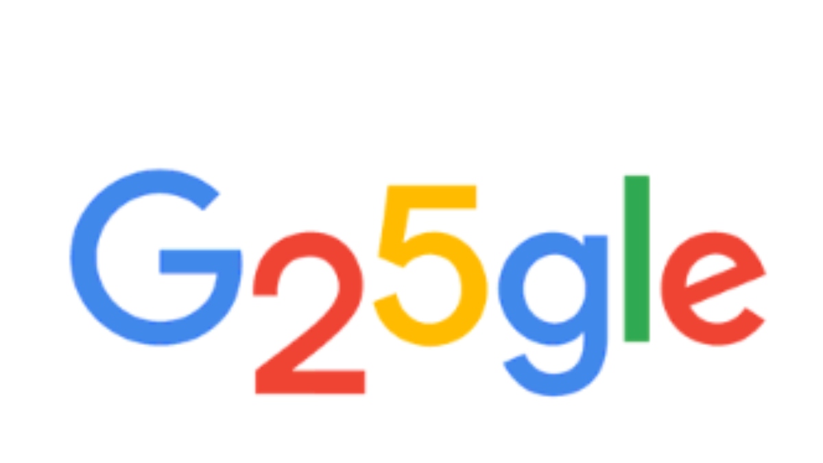 Google: ¿Por qué tiene un doodle con versiones antiguas y el número 25?