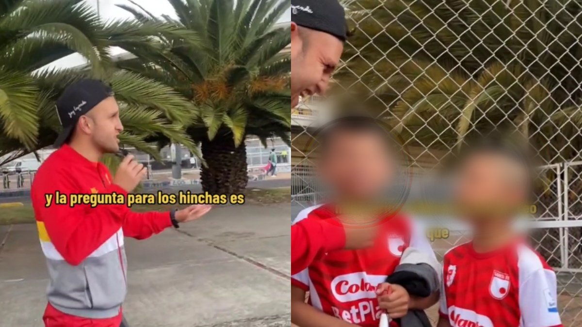 Tiktoker le pregunta a niño el equipo que más da pena en Colombia y respuesta causa risas