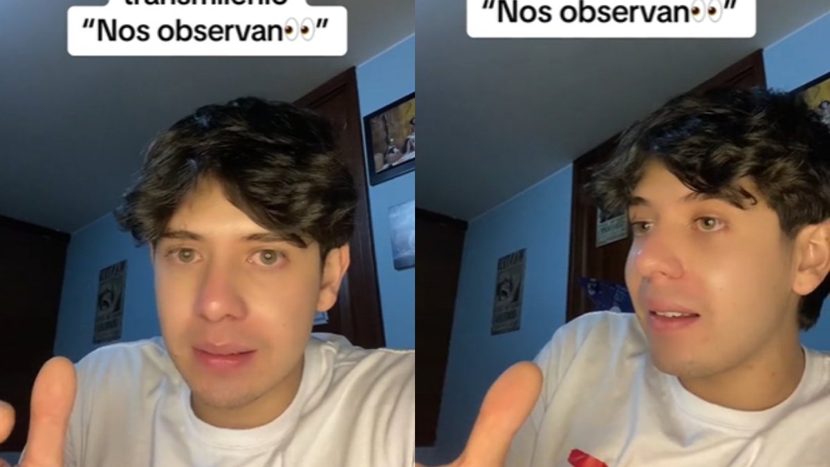 Tiktoker cuenta perturbadora escena que vivió en TransMilenio: “demasiado turbio”