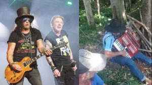 221023 - Guns N Roses acordeon - getty redes