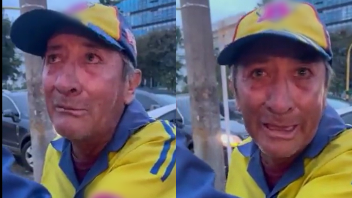 Indignante video: en medio de lágrimas, hombre cuenta que le robaron su carrito de helados