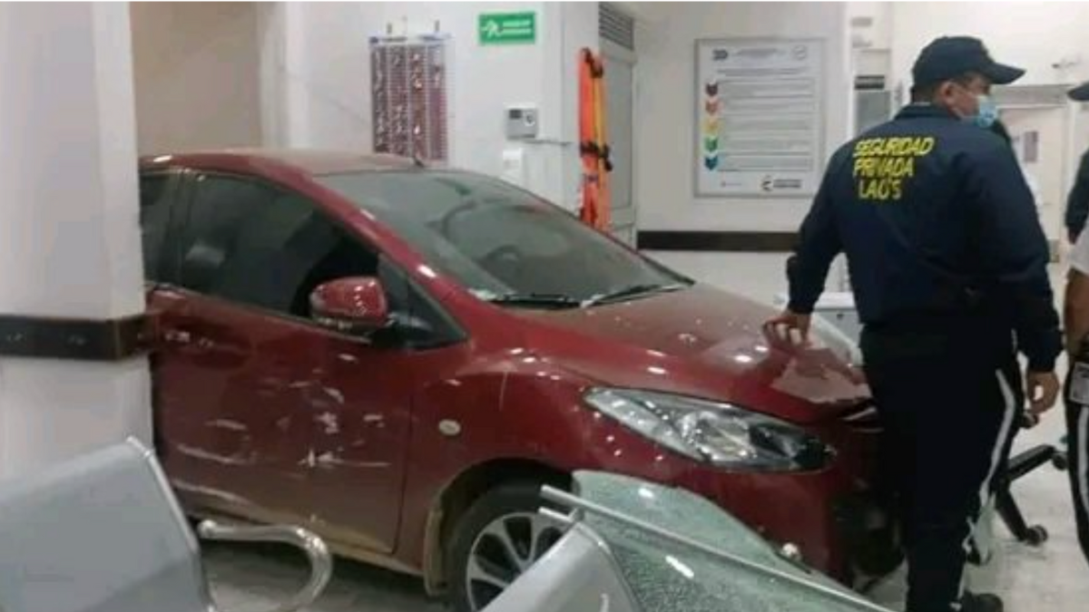 Hombre estrelló su carro contra un hospital en Pitalito