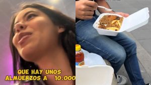 Tiktoker muestra en dónde se puede conseguir almuerzo por $10.000 en el aeropuerto