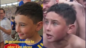 Le regalaron PlayStation nueva a niño que vendió su consola para ver a Boca en la final