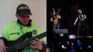 Policía que hace covers de Guns N Roses dejó boquiabierto a todo TikTok con su talento