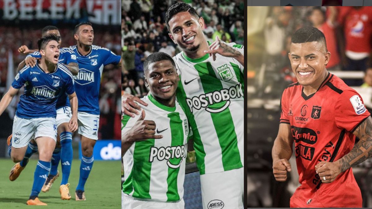 Créditos: Instagram @MillonariosFC, @AmericadeCali y @Nacionaloficial