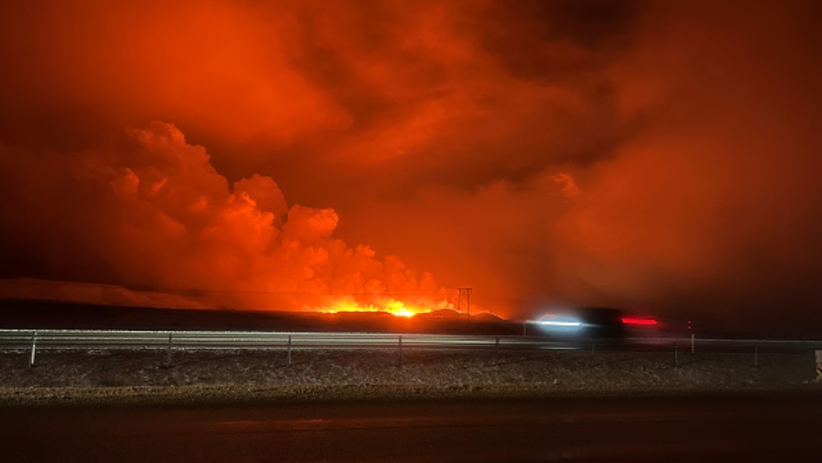 Las impresionantes imágenes que ha dejado la erupción de volcán Grindavik en Islandia