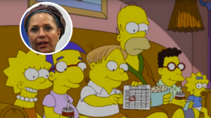 230124 - Piedad Cordoba en Los Simpson - redes