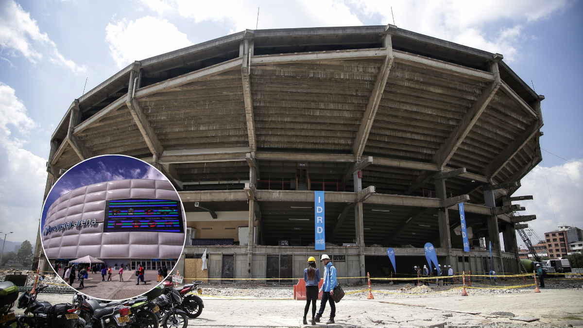 Coliseo Cubierto el Campin (Colprensa) / Movistar Arena (Getty Images)