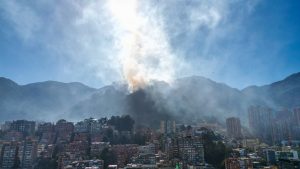 Incendio cerros orientales Bogotá