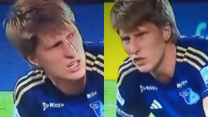 Cámara en Nacional vs Millonarios dejó en evidencia a Llinás y causó risas en hinchas